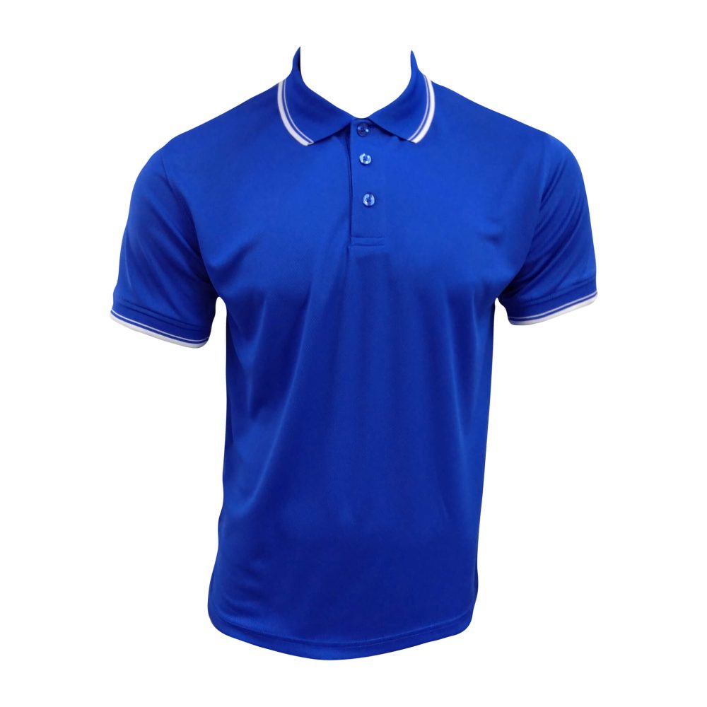Male Dri Fit Stripe Polos - Miguel Moses