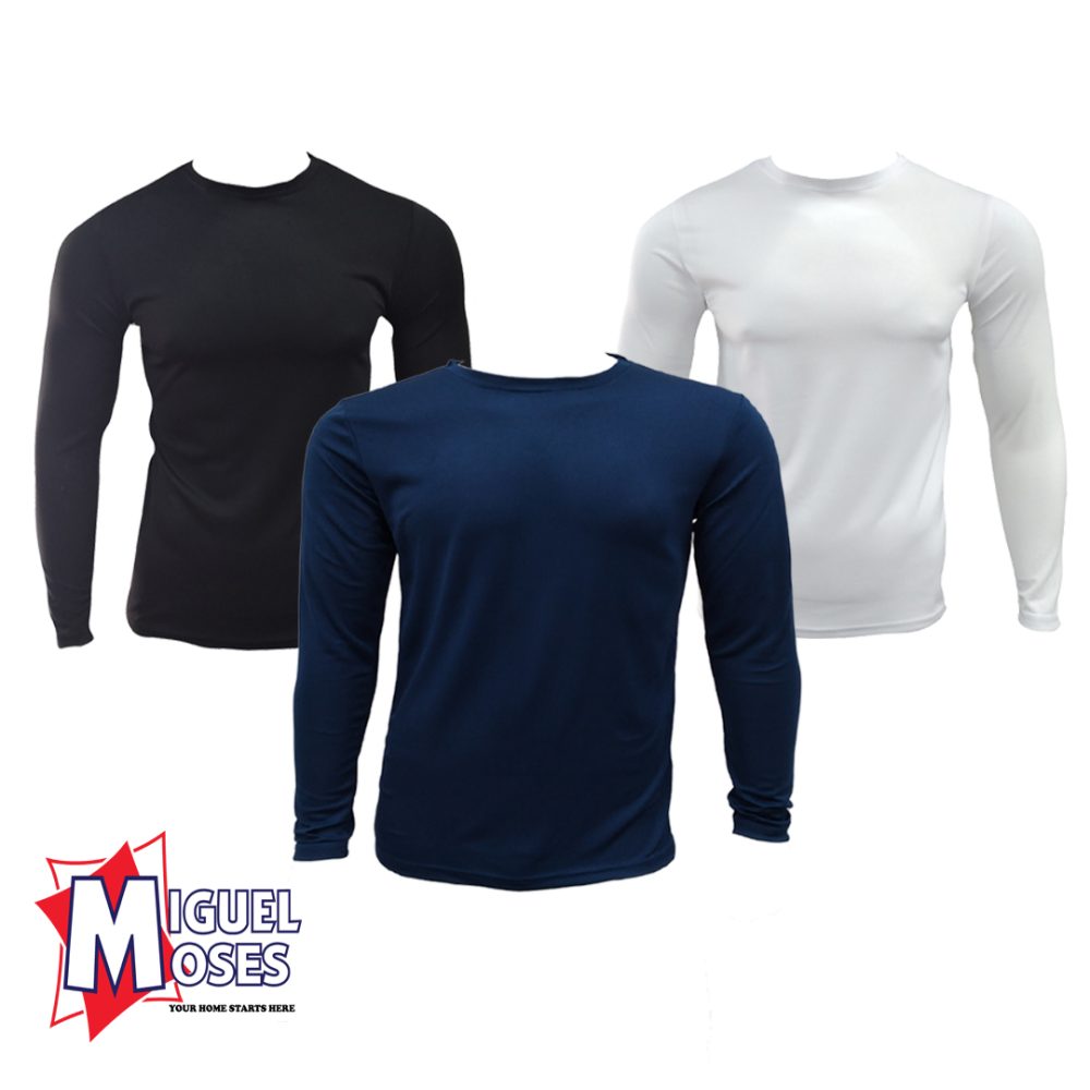 dri fit long sleeve white