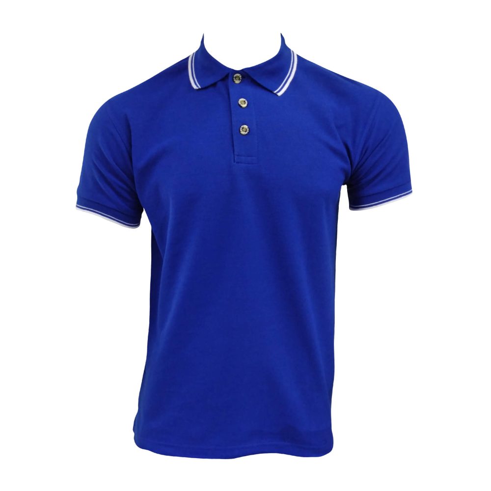 Male Stripe Cotton Polos - Miguel Moses