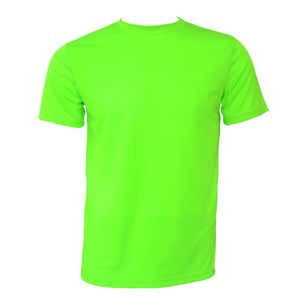 Neon Coloured Dri Fit Round Neck T-shirt - Miguel Moses