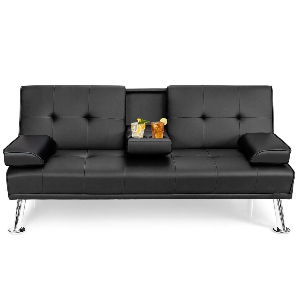 Leather Sofa Bed Miguel Moses