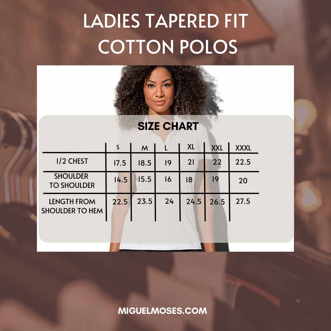 Size Charts Miguel Moses