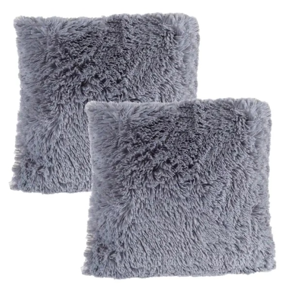 Shaggy Throw Cushion Cases (3 for $110) - Miguel Moses